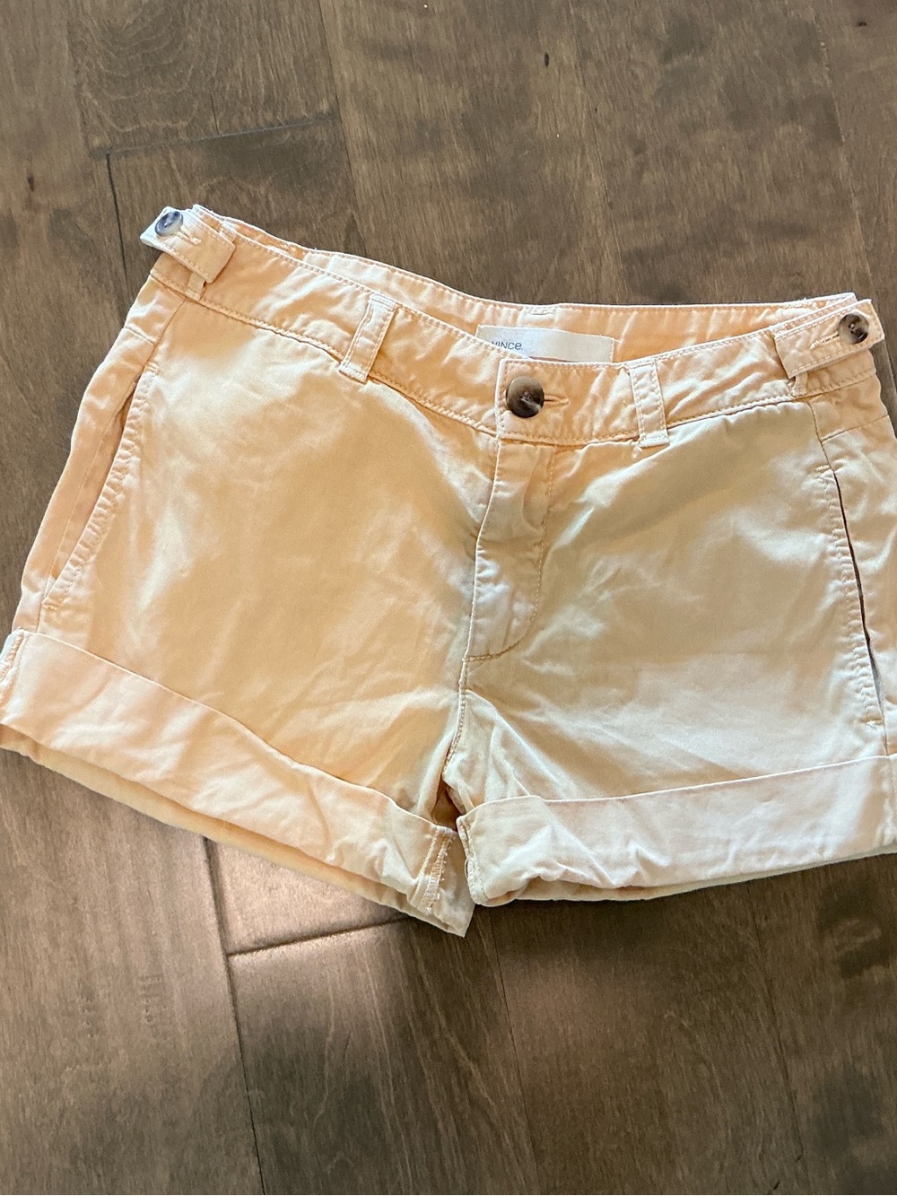 Vince Cotton Cuffed Chino Shorts Size 24 -Run large